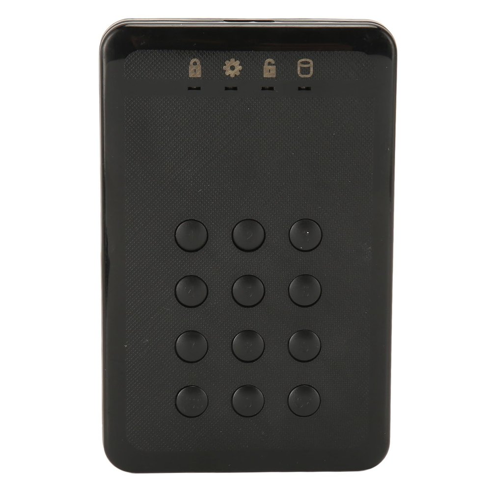 FOSA USB Encrypted Hard Drive Enclosure, 2.5inch USB3.0 SATA Password Access Hardware Encrypted Portable Enclosure