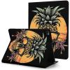 Case for iPad Pro 11 Inch Case 2020(2nd Gen) with Pencil Holder, Smart iPad Case Support Touch ID and Auto Wake/Sleep -Crazy Pineapple Skull view 2