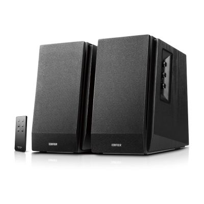 Edifier R1700BT Bluetooth Bookshelf Speaker - Active Near-Field Studio Monitors - Powered Speakers 2.0 Setup Wooden Enclosure 66w RMS (Black)