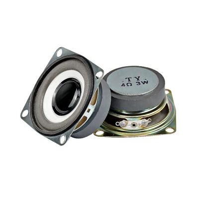 BbteK Element Tweeter Tweeter 2pcs 2.5" Audio Portable Speaker 4 Ohm 3W 40 Magnetic Tweeter DIY Music Player Loudspeaker