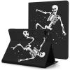 Case for iPad Pro 11 Inch Case 2020(2nd Gen) with Pencil Holder, Smart iPad Case Support Touch ID and Auto Wake/Sleep -Skeleton Soccer view 2