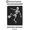 Case for iPad Pro 11 Inch Case 2020(2nd Gen) with Pencil Holder, Smart iPad Case Support Touch ID and Auto Wake/Sleep -Skeleton Soccer view 4