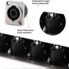ZGYDNM Rack Distribution Frame 8 12 16 SpeakOn Chassis Connector 1U Flight Box Installation for Professional Speaker Audio Cable Male Plug (Size : 1U-8 Way) view 4