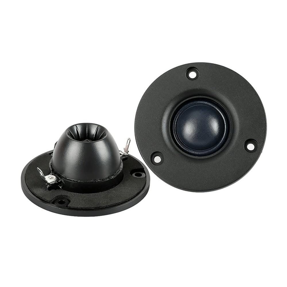 BbteK Element Tweeter 2Pcs 3 Inch Audio Speaker Tweeter 4 8 Ohm 15W HiFi Silk Dome 25 Core Treble Speaker Neodymium Loudspeaker Home Theater Loudspeaker