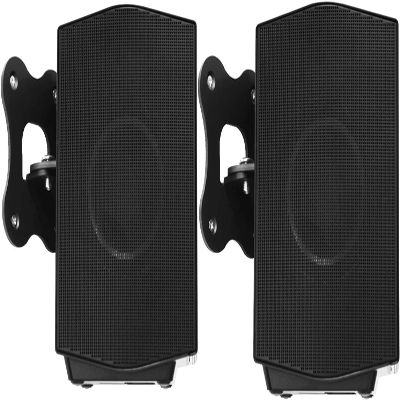 Aokicase Compatible with Samsung HW-Q930B Wall Mount Holder Samsung HW-Q930B Stand Samsung HW-Q930B Metal Bracket Accessories, Accessories Rack (Black) 2 Pieces