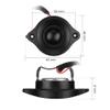 BbteK Element Tweeter 2Pcs Tweeter Audio Mini Speakers Driver 8 Ohm 20W Home Theater Silk Film Treble Loudspeaker Neodymium Magnet Speaker Horn Loudspeaker view 3