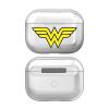 Head Case Designs Officially Licensed Wonder Woman DC Comics Classic Logos Clear Hard Crystal Cover Compatible with Apple AirPods Pro 2 Charging Case view 1