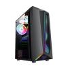 ARrase Computer Case,PC Game Case, Supports ATX/M-ATX/ITX,6 Fans,Supports Water Cooling,RGB Light Bar on The Front,Suitable for Office Games (Color : Black), 18648 view 1