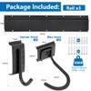 Sinoer Bike Storage Rack,Bike Wall Rack, 6 Bike Rack Wall Mount bicycle rack for garage Garage Organize,Vertical Bike Rack-5 Helmets Hook view 4