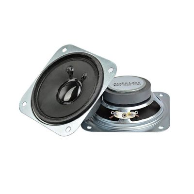 BbteK Element Tweeter 2PCS 4ohm 3W Audio Speaker 2.75 Inch 70mm Full Range Tweeter Altavoz Square Loudspeaker DIY Home Theater Sound System Loudspeaker