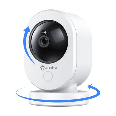 ANNKE 3.5K Indoor Security Camera 360 Pan-Tilt2.4& 5GHz WiFi Cam 6MP Pet/Dog/Baby Camera with Phone app,2-Way Audio,Smart Human Detection, Works with Alexa,Night Vision,24/7 No Monthly Fee,MIPC App
