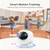 ANNKE 3.5K Indoor Security Camera 360 Pan-Tilt2.4& 5GHz WiFi Cam 6MP Pet/Dog/Baby Camera with Phone app,2-Way Audio,Smart Human Detection, Works with Alexa,Night Vision,24/7 No Monthly Fee,MIPC App view 3