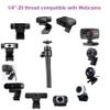 24-Inch Kiyo pro Webcam Stand, Adjustable Webcam Clamp Mount Holder Compatible with Razer kiyo, kiyo pro, kiyo X webcams - 1/4''-20 Interface (Max Loaded 0.5kg/1.1 lbs) view 3