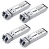 10GBASE-LR SFP+ Module, 10G 1310nm Single Mode SFP LC Fiber Optic Transceiver, SFP+ Up to 10km Range, Compatible with Cisco SFP, Meraki, Ubiquiti, Mikrotik, Fortinet, TP-Link4 Pack view 1