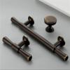 ELTOX Multi Size Gold Modern Simple Kitchen Cabinet Knobs and Handles Drawer Pulls Bedroom Black Knobs Brass T Bar Cabinet Pull 1Pcs (Color : Black) view 1