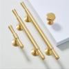 ELTOX Multi Size Gold Modern Simple Kitchen Cabinet Knobs and Handles Drawer Pulls Bedroom Black Knobs Brass T Bar Cabinet Pull 1Pcs (Color : Black) view 4