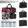 Laptop Shoulder Bag 13-15.6 inch Laptop Bag Soldier in Front of American Flag Computer Bag Messenger Bag for Men Women view 3
