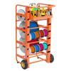 ikare Wire Spool Rack, Cable Caddy Heavy Duty Multi-Spool Wire Rack Dispenser with Wheel, Electrical Wire Spool Holder with Storage Tray for Wiring Storage and Electrical Industrial view 1