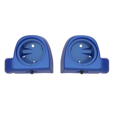 Mats-Csrewy Lower Vented Fairing Speaker Pods 6.5 inch for Harley Touring, FLT, FLHT, FLHTCU, FLHRC, Road Glide, Road King, Street Glide, Electra Glide 2014-2023 Blue Max