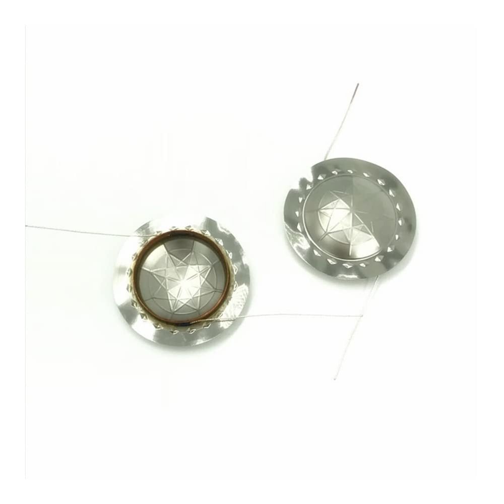 BbteK Element Tweeter 1 Pairs =2 Pcs 25.4mm Imported Metal 0 Film + Silk Side Diaphragm 25 Core Tweeter Voice Coil Speaker Repair Film 8 OHM Loudspeaker