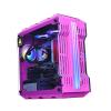 ARrase Computer Case,Tempered Glass Side Panel,Full Side View, Desktop Computer Case,7x120mm Fans,Supports Micro-ATX/Mini-ATX,RGB Light Strip (Color : Style 2), 18648 view 1