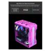 ARrase Computer Case,Tempered Glass Side Panel,Full Side View, Desktop Computer Case,7x120mm Fans,Supports Micro-ATX/Mini-ATX,RGB Light Strip (Color : Style 2), 18648 view 4