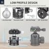 Carbon Fiber Tripod INNOREL P254C 62.5 Compact Lightweight Tripod & Monopod for DSLR Camera Stand Support with Low Gravity Center Ball Head Special-Shaped Center Column Max Load 26.5 lbs/12 kg view 3