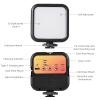 Andoer LED Video Light, Bicolor Photography Light 3000K-7000K Camera Light, Fill Light with 3 Cold Shoe Mounts and 1/4"" Screw Hole, Clip Adapter for TikTok Photography, White/Dark Grey Heather view 4