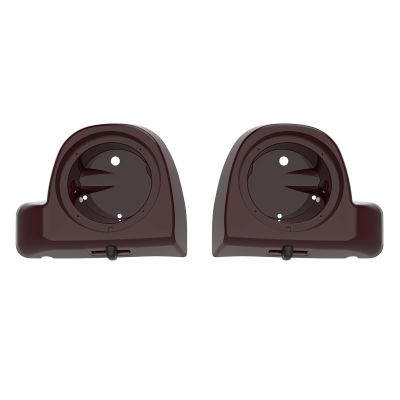 Mats-Csrewy Lower Vented Fairing Speaker Pods 6.5 inch for Harley Touring, FLT, FLHT, FLHTCU, FLHRC, Road Glide, Road King, Street Glide, Electra Glide 2014-2023 Billiard Burgundy