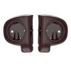 Mats-Csrewy Lower Vented Fairing Speaker Pods 6.5 inch for Harley Touring, FLT, FLHT, FLHTCU, FLHRC, Road Glide, Road King, Street Glide, Electra Glide 2014-2023 Billiard Burgundy view 4