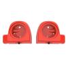 Mats-Csrewy Lower Vented Fairing Speaker Pods 6.5 inch for Harley Touring, FLT, FLHT, FLHTCU, FLHRC, Road Glide, Road King, Street Glide, Electra Glide 2014-2023 Laguna Orange view 1