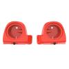 Mats-Csrewy Lower Vented Fairing Speaker Pods 6.5 inch for Harley Touring, FLT, FLHT, FLHTCU, FLHRC, Road Glide, Road King, Street Glide, Electra Glide 2014-2023 Laguna Orange view 2
