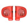 Mats-Csrewy Lower Vented Fairing Speaker Pods 6.5 inch for Harley Touring, FLT, FLHT, FLHTCU, FLHRC, Road Glide, Road King, Street Glide, Electra Glide 2014-2023 Laguna Orange view 4