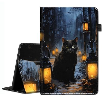 Case for Amazon Kindle Fire Max 11 Tablet (13th Generation, 2023 Release) - Slim Fit Standing Cover with Auto Sleep/Wake for All-New Fire 11 Max TabletBlack Cat Magic