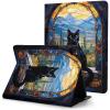 Case for iPad Pro 11 Inch Case 2020(2nd Gen) with Pencil Holder, Smart iPad Case Support Touch ID and Auto Wake/Sleep -Black Cat view 2