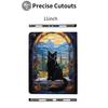 Case for iPad Pro 11 Inch Case 2020(2nd Gen) with Pencil Holder, Smart iPad Case Support Touch ID and Auto Wake/Sleep -Black Cat view 4