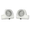 Mats-Csrewy Lower Vented Fairing Speaker Pods 6.5 inch for Harley Touring, FLT, FLHT, FLHTCU, FLHRC, Road Glide, Road King, Street Glide, Electra Glide 2014-2023 Stone washed white pearl view 1