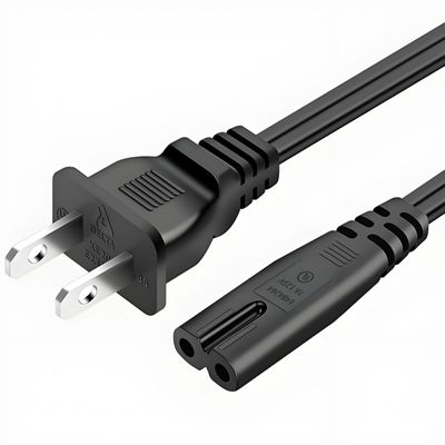 2 Prong TV Power Cord for LG 24" 28" 32" 40" 43" 48" 49" 50" 55" 60" 65" 75" 80" 85" LCD HD Smart 4K TV 2 Prong AC Power Cable, 43LH570A 55UH6090 55LH575A 55UH6030 32LH500B Charging Cable (10FT)