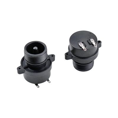 BbteK Element Tweeter Updated Outdoor Speaker Tweeter with Coil Piezoelectric Ceramic Round Horn Treble Accessories 2K-27KHZ Loudspeaker
