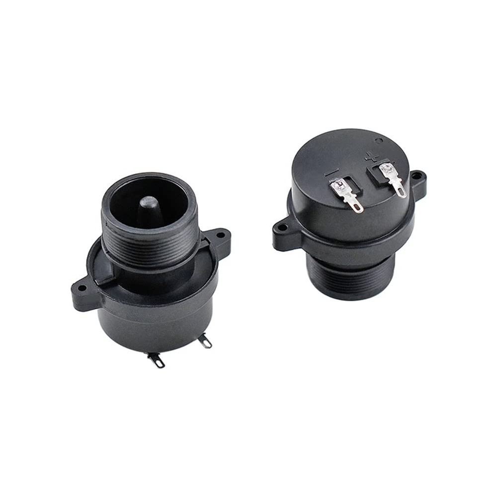 BbteK Element Tweeter Updated Outdoor Speaker Tweeter with Coil Piezoelectric Ceramic Round Horn Treble Accessories 2K-27KHZ Loudspeaker