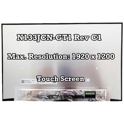 100% sRGB N133JCN-GT1 Rev C1 1920x1200 LCD Touch Screen Panel New Replacement