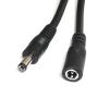 YSJJZRL 2 Pack DC 5.5x2.1mm Male+Female Plug to Bare Wire Open End DC Power Pigtails Cable DIY Repair Cord (5M) view 2