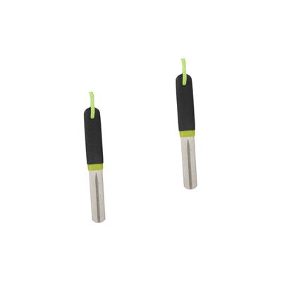 Yardwe 2pcs Fishing Hooks Sharpening Stone Double-sided Fishhook Hone Portable Fishing Accessory for Family and Friends
