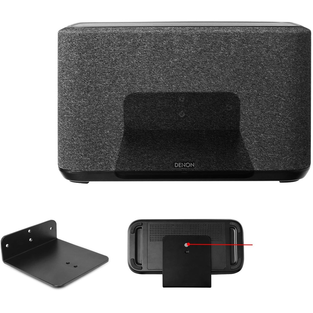 Aokicase Compatible with DENON Home 350 Wall Mount Holder DENON Home 350 Stand DENON Home 350 Metal Bracket Accessories, Accessories Rack (Black) 1 Piece