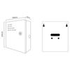 Power Supply Control AC 110-240V to DC 12V 5A Metal Boxed Cabinet Regulated UPS Power Supply Unit with Backup Battery Link for Door Access Entry System (Battery Not Included) (SP1205B DC12V / 5A ) view 4