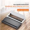 Plug hole cover,Desk Wire Grommet, Desk Grommet Insert Aluminium Alloy Rectangle PC Computer Table With Brush Port Cable Tidy Outlet Hole Cover Surface Line Box Exquisite (Color : Black) (Color : Blac view 2