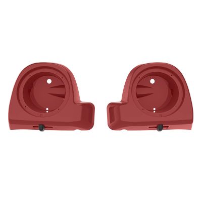 Mats-Csrewy Lower Vented Fairing Speaker Pods 6.5 inch for Harley Touring, FLT, FLHT, FLHTCU, FLHRC, Road Glide, Road King, Street Glide, Electra Glide 2014-2023 Redline Red
