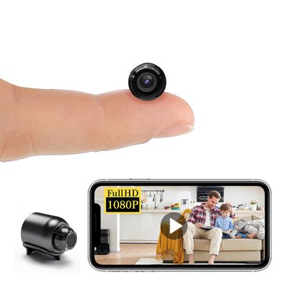 New Smallest Wireless WiFi Camera,HD1080P Security Camera,Portable Smart Camera Baby Monitor with Video Recording Live Feed Night Vision,Motion Detection,Cloud Storage for Security with iOS Android