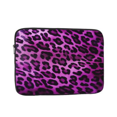 NONHAI Purple Leopard Laptop Sleeve Case 17 inch Laptop Bag Shockproof Protective Notebook Case Computer Carrying Bag Case