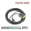 HDMI-compatible to DVI Cable Male 24+1 DVI-D Male Adapter Gold Plated 1080P Fit Compatible HDTV DVD Projector PlayStaton 4 PS /3 TV BOX (Color : HDMI-DVI, Size : 1m) view 2